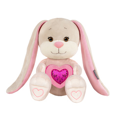 Мягкая игрушка Maxitoys Зайка с Розовым Сердцем, 25 см JL-051901-25-1
