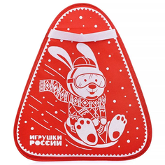 Ледянка Игрушки России c принтом 42*48 см красная ИР0013