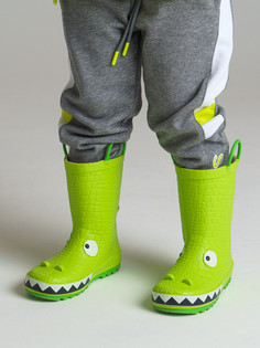 Сапоги резиновые для мальчика PlayToday 12112852 светло-зеленый, 30