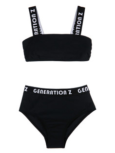 Купальник раздельный для девочки PlayToday 12221016 черный, белый, 128