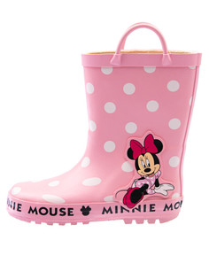 Сапоги резиновые с принтом Disney для девочки PlayToday 12242083 светло-розовый, 32