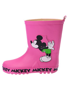 Сапоги резиновые с принтом Disney для девочки PlayToday 12341271 фуксия, 36