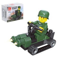 Конструктор Военные «Гусеничный квадрик», 25 деталей Jie Star