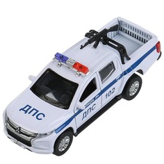 Машина металлическая «Mitsubishi L200 Pickup полиция», 13 см, открываются двери и багажник Технопарк
