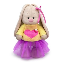 Мягкая игрушка «Зайка Ми в свитере с сердцем», 25 см Budi Basa