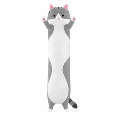 Мягкая игрушка «Кот Батон», цвет серый, 50 см Maxitoys
