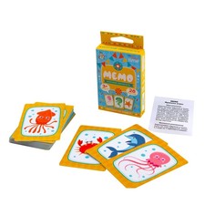 Настольная игра «МЕМО. Морские обитатели» Десятое королевство