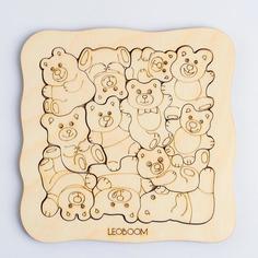 Пазл-раскраска «Мишки - малышки» Smile Decor