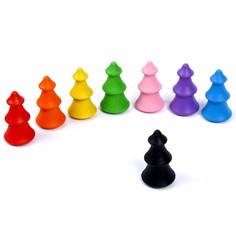 Сортер «Ёлочки», 8 цветов Wood Land Toys