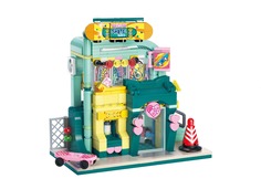 Конструктор Qman Магазин скейтов 343PCS, K28009