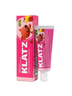 Паста зубная Klatz Мимимишки детская, клубника и банан, 3-6 лет, 40 мл