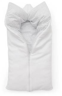 Конверт-одеяло для новорожденных Baby Nice, от 0-6 мес., хлопок 100%, утеплитель, белый