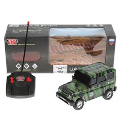 Технопарк Uaz hunter, 18 см, свет, камуфляж, на батарейках