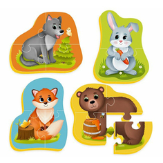 Пазл мягкий ElBascoKids Лесные жители 13 деталей