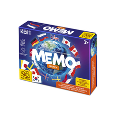 Игра настольно-печатная Мемо Флаги Kari Kids