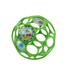 Развивающая игрушка Bright Starts мяч Oball с погремушкой (зеленый)