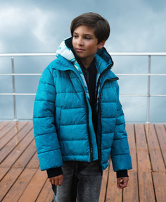 Куртка детская Gulliver 12312BJC4106, цвет голубой, размер 170