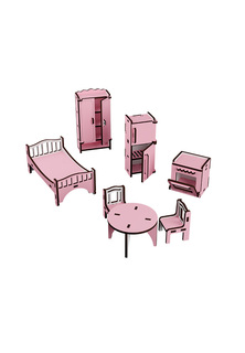 Игровой набор KariKids Комплект мебели (7 предметов) фанера
