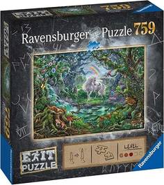 Ravensburger. Пазл-квест 759 "Побег из комнаты Единорог" арт.15030