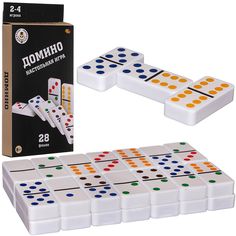 Настольная игра ABtoys Домино, в наборе 28 пластиковых костяшек 10х2,50х20,50 см