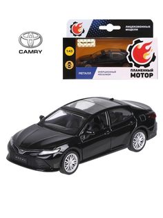 Машина мет. ин. 1:43 Toyota CAMRY, откр.двери, черный Пламенный мотор