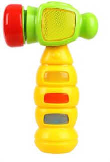 Музыкальная игрушка Веселый молоточек со светом, 1 шт, в ассортименте Жирафики