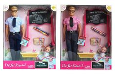 Игровой набор Кукла Defa Kevin Учитель, 1 шт, в ассортименте
