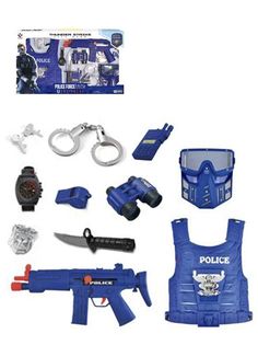 Игровой набор Полиция, в комплекте: предметов 12шт., коробка Наша Игрушка