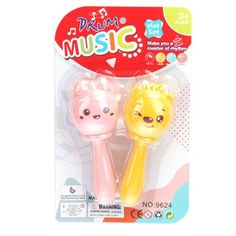 Музыкальный инструмент маракасы, 2 шт, в ассортименте Наша Игрушка