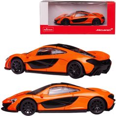 Машина металлическая 1:43 scale McLaren P1, цвет оранжевый Rastar