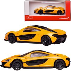 Машина металлическая 1:43 scale McLaren P1, цвет желтый Rastar