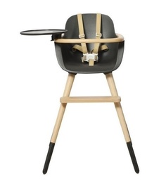 Стул Micuna OVO ORIGINAL LUXE TIMBER (waterwood/anthracite) кожаные ремни beige