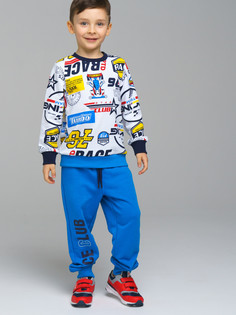 Брюки детские PlayToday 12312017, цвет голубой, размер 104