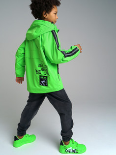 Ветровка детская PlayToday 12311291, цвет зеленый, размер 128