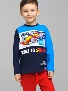 Футболка детская PlayToday 12312024, цвет тёмно-синий, голубой, разноцветный, размер 98