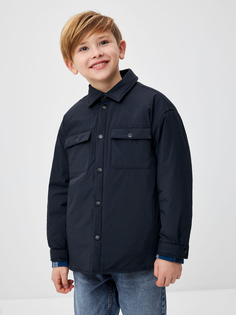 Утепленная куртка-рубашка для мальчиков 3803071133-57 цв. антрацитовый р.158 Sela