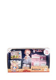 Игровой набор мини-кукла Кухня с чайным столом OEM1638411 Max&Jessi