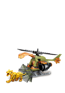 Конструктор Kari Land Jungle POLICE Охота на тигра KC1919-2