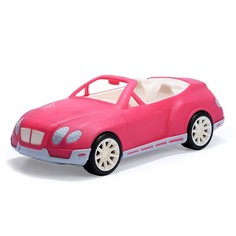 Машинка детская, Кабриолет Нимфа, розовый, для кукол, размер - 44 х 19 х 15 см Нордпласт