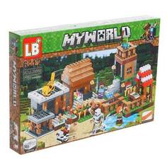 Конструктор My World, Майнкрафт, Minekraft Деревня / Дом Стива LB600, 778 деталей Beauty Day