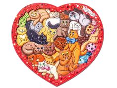 Пазл деревянный Smile Decor (Leoboom) "Кошачьи истории", 24 детали