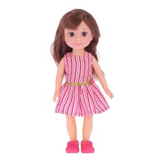 Кукла Алина, платье в полоску No Brand