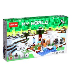 Конструктор Мой мир Ледяной дом 284 детали No Brand