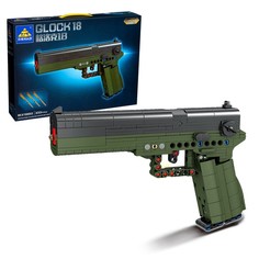 Конструктор техно GLOCK 18, 333 детали No Brand