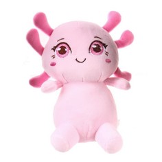 Мягкая игрушка Аксолотль, цвет розовый No Brand