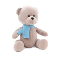 Мягкая игрушка Медведь Топтыжкин серый: в шарфике, 25 см MA2003-196/25 No Brand