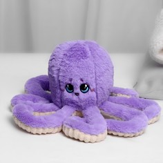 Мягкая игрушка Осьминог, цвет фиолетовый No Brand