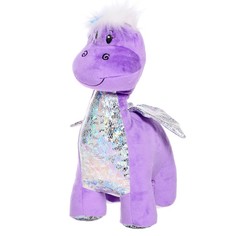 Мягкая игрушка Динозавр Дарти, 30 см No Brand