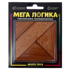 Магнитная головоломка по системе раннего развития Никитина, 4 детали No Brand