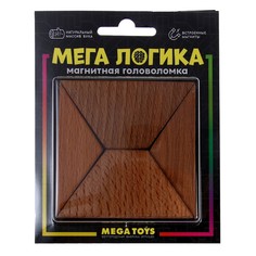 Магнитная головоломка по системе раннего развития Никитина, 4 детали No Brand